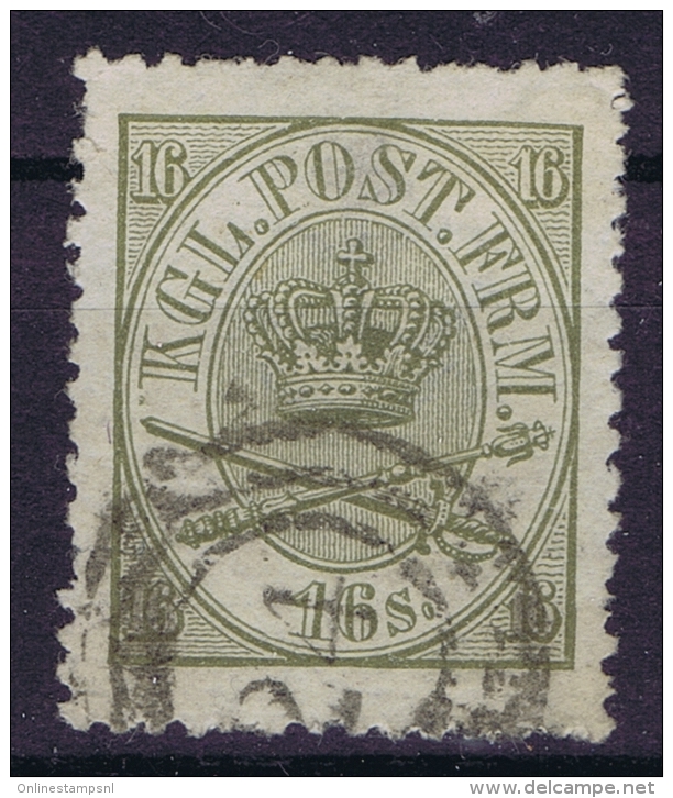 Danmark: 1864  Yv Nr 15 Mi Nr 15  Used - Gebruikt