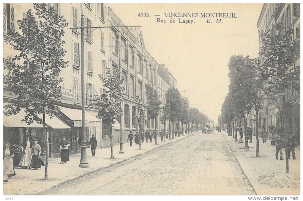 Vincennes-Montreuil - Rue De Lagny - Edition E. Malcuit - Photo F. Testard - Vincennes