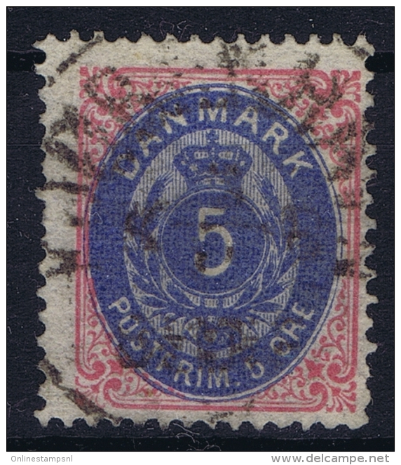 Denmark: 1870 Yv Nr 23A, Mi Nr 24  Used - Oblitérés