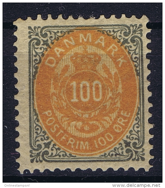 Denmark: 1875 Yv Nr 29B, Mi Nr 31 II   MH/* Kopfstehende Rahmen - Nuovi