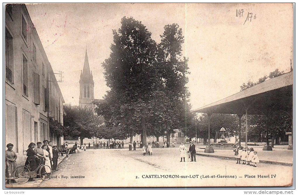 47 CASTELMORON SUR LOT - Place Henri IV - Castelmoron