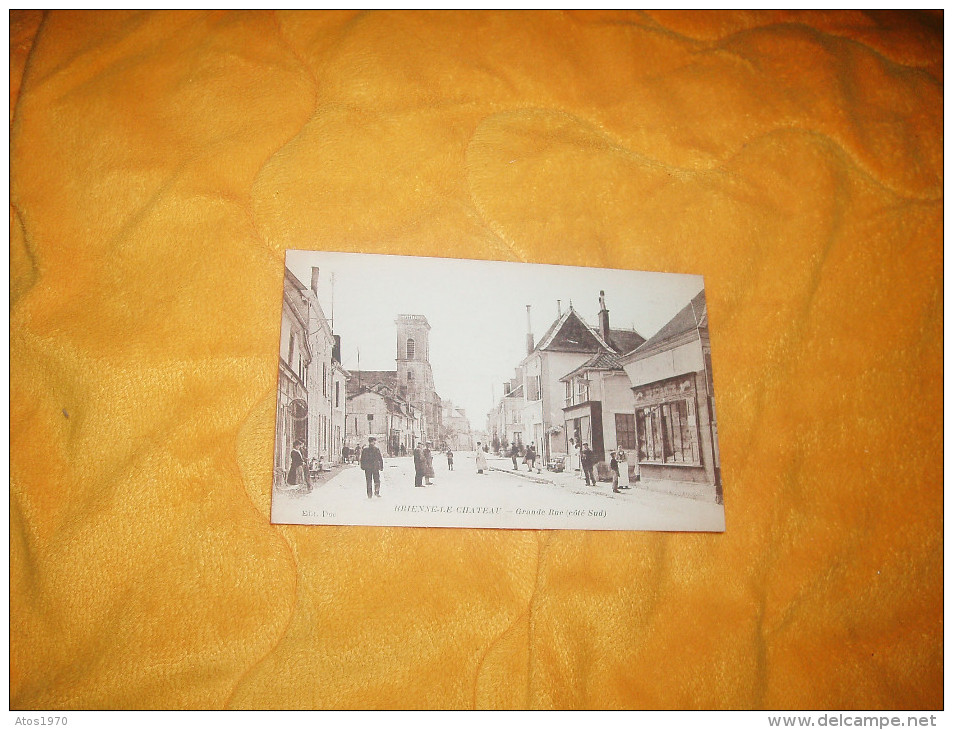 CARTE POSTALE ANCIENNE NON CIRCULEE DATE ?. / BRIENNE-LE-CHATEAU - GRANDE RUE (COTE SUD). - Autres & Non Classés