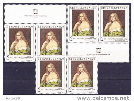 ** Tchécoslovaquie 1968 Mi 1802 Zf (Yv 1651) Le Paire+vignette En Haut Et En Bas, (MNH) - Ungebraucht