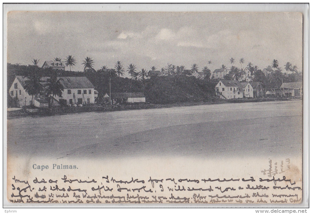 MONROVIA (Liberia) - CAPE PALMAS - Early Rppc Used In 1905 - Liberia