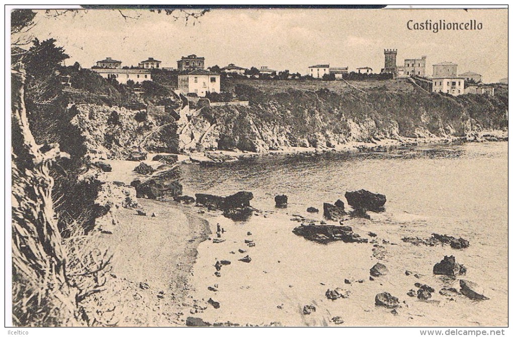 CASTIGLIONCELLO = VEDUTA = 1917 = - Livorno