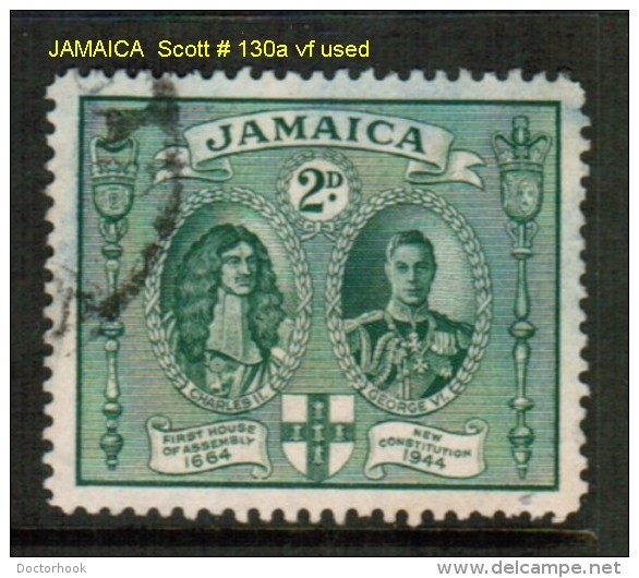 JAMAICA   Scott  # 130a VF USED - Jamaica (...-1961)