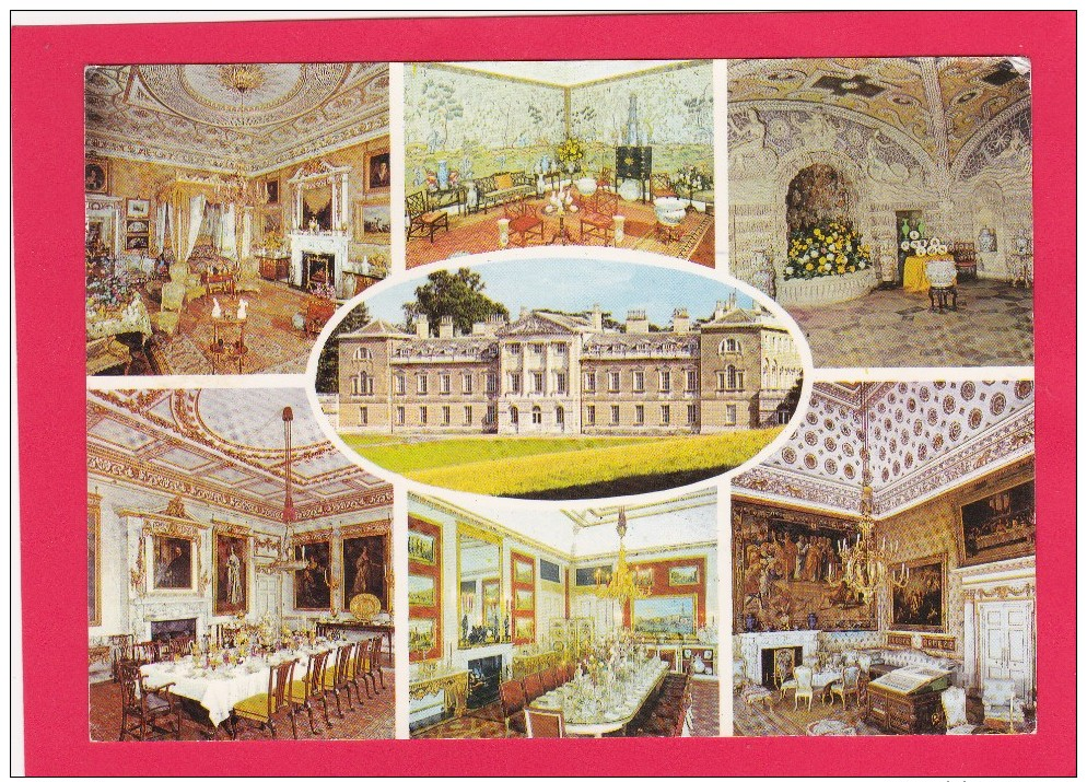 Multi View Of,Woburn Abbey, Buckinghamshire And Bedfordshire,Posted With Stamp,A12. - Buckinghamshire