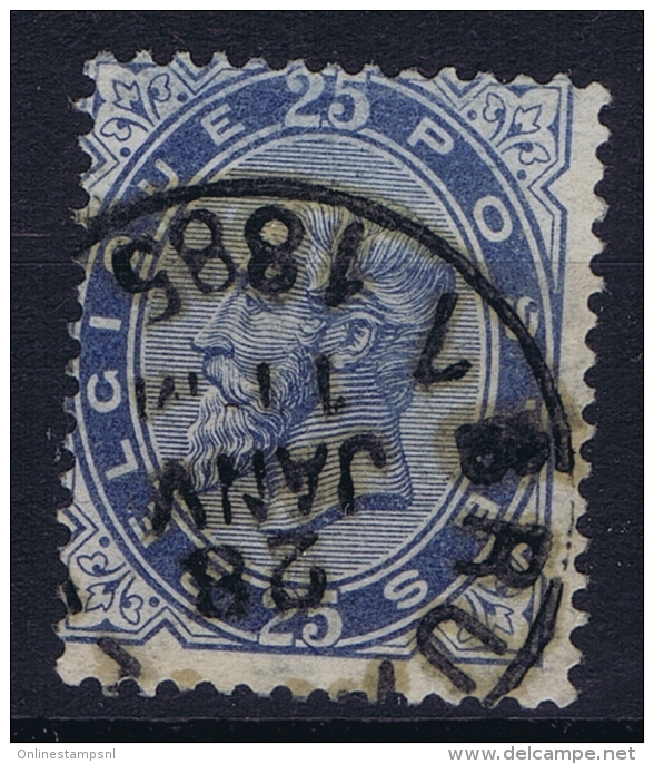 Belgium:   OBP Nr 40 Used Obl - 1883 Leopoldo II
