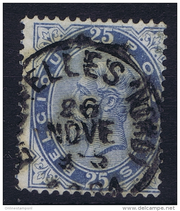 Belgium:   OBP Nr 40 Used Obl - 1883 Leopoldo II