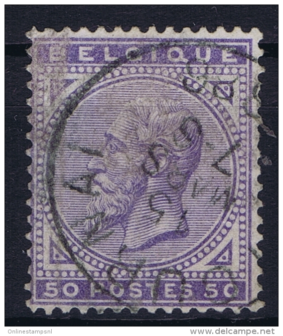 Belgium:   OBP Nr 41 Used Obl - 1883 Leopold II.