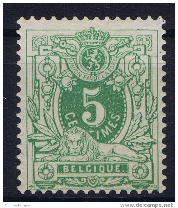 Belgium:   OBP Nr 48 MH/* - 1869-1888 Lying Lion