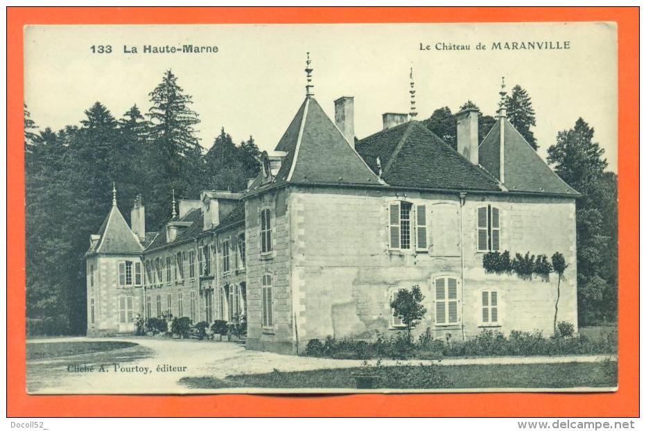 Dpt  52  Le Chateau De Maranville "  Pourtoy N° 133 - Doulevant-le-Château