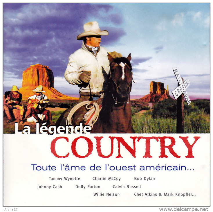 CD - LA LEGENDE COUNTRY Toute L'âme De L'ouest Américain - Country Et Folk