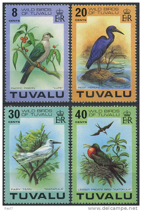 Tuvalu - 1978 - Faune Oiseaux - 4v Neufs ** // Mnh CV €13.50 - Tuvalu (fr. Elliceinseln)