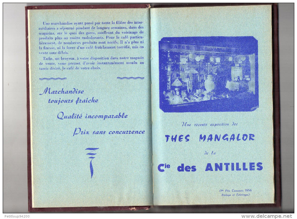AGENDA  Compagnies des Antilles  TOURS 1959