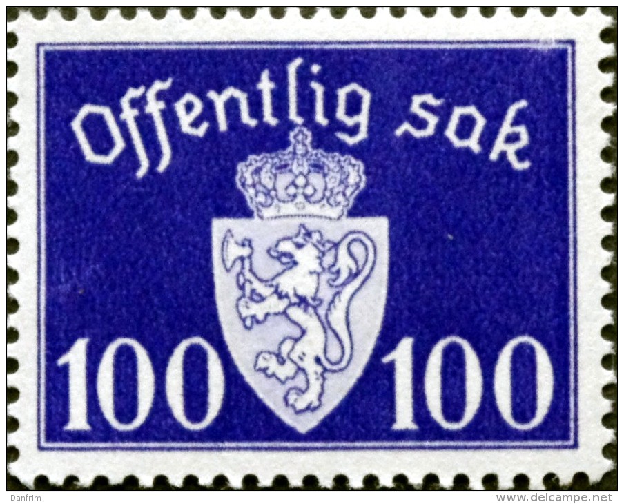 Norway  1942 Minr.43 MNH (**) ( Lot 670 ) - Service