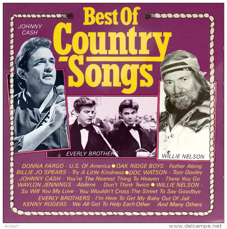 CD - COUNTRY - Best Of - Country Songs - Country Et Folk