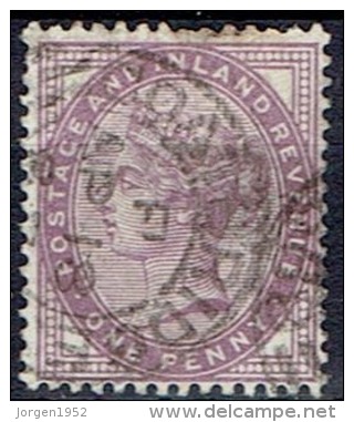 GREAT BRITAIN #  STAMPS FROM YEAR 1881  STANLEY GIBBONS 174 - Usados