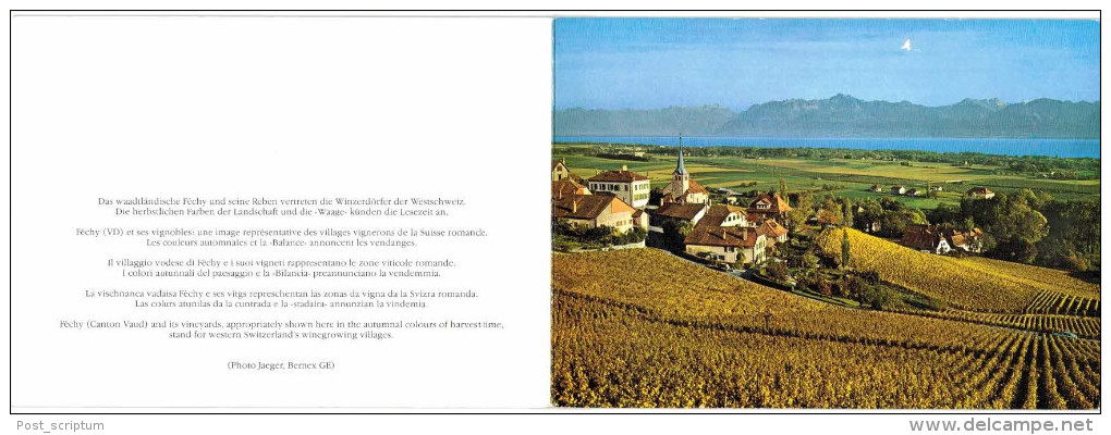Suisse - Féchy  - Carte Philatélique - Carte à Volets - Féchy