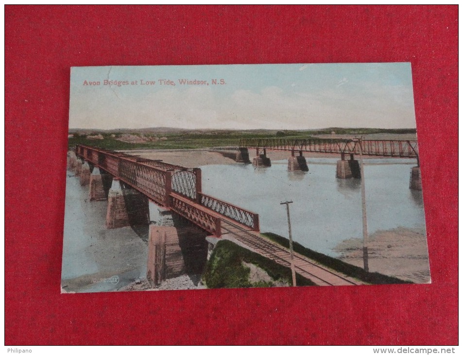 > Nova Scotia> Windsor   Avon Bridges At Low Tide     Ref 1612 - Windsor