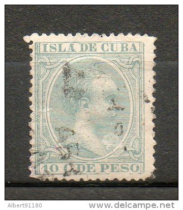 CUBA  Alfonso XII 1898  N°103 - Cuba (1874-1898)