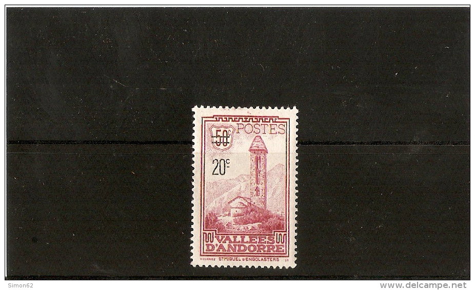 ANDORRE LOT DE TIMBRES NEUFS *  N°46 DE 1935 - Nuevos