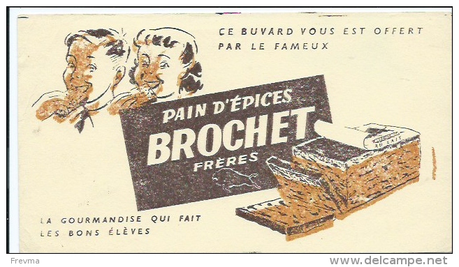 Buvard Pain D'epices Brochet - Gingerbread