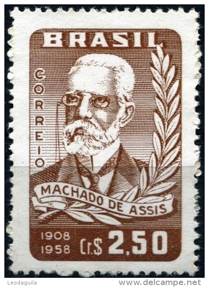 BRAZIL # 882 -  50 Years Of Machado De Assis Death  - 1958 - Neufs