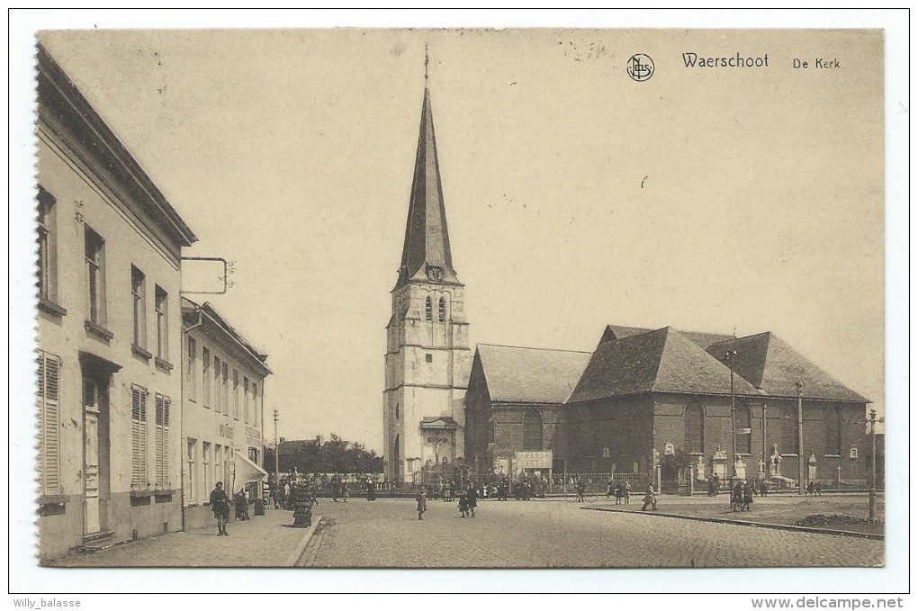 Carte Postale - WAARSCHOOT - WAERSCHOOT - De Kerk  - CPA  // - Waarschoot