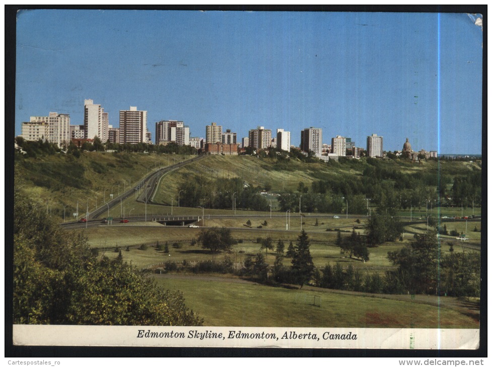 Canada-Alberta-Edmonton-Edmonton Skyline-used,perfect Shape - Edmonton