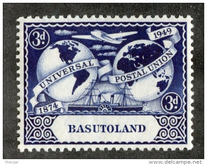 W2400  Basutoland 1949  Scott #42*  Offers Welcome! - 1933-1964 Colonia Británica