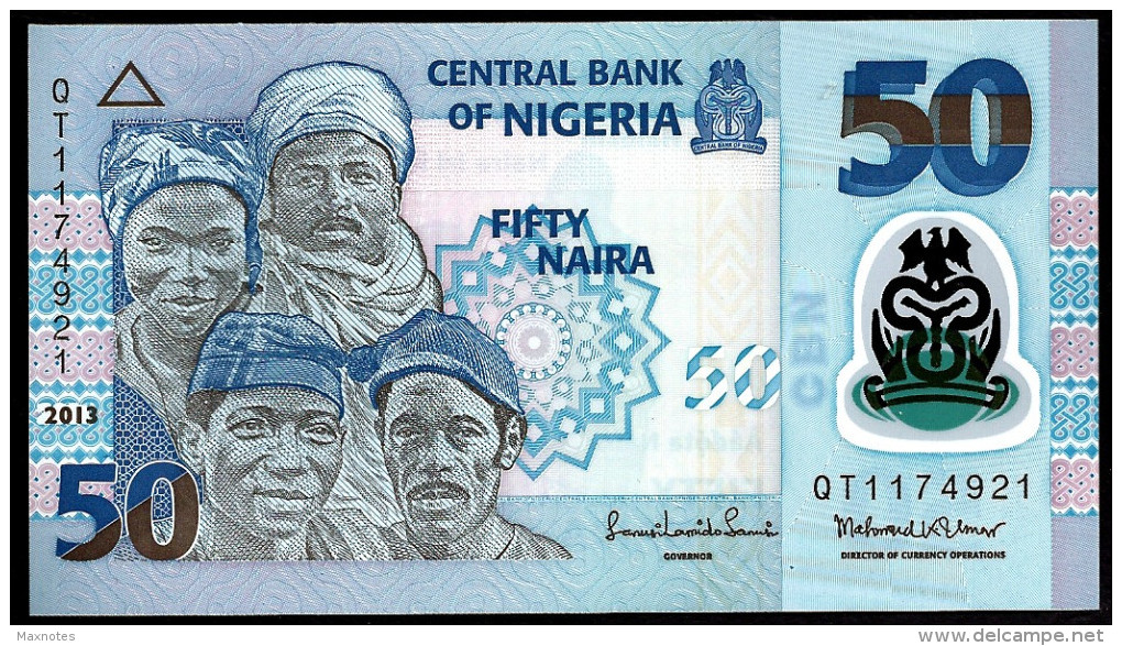 NIGERIA  :  50 Naira 2013  - POLYMER - UNC - Nigeria