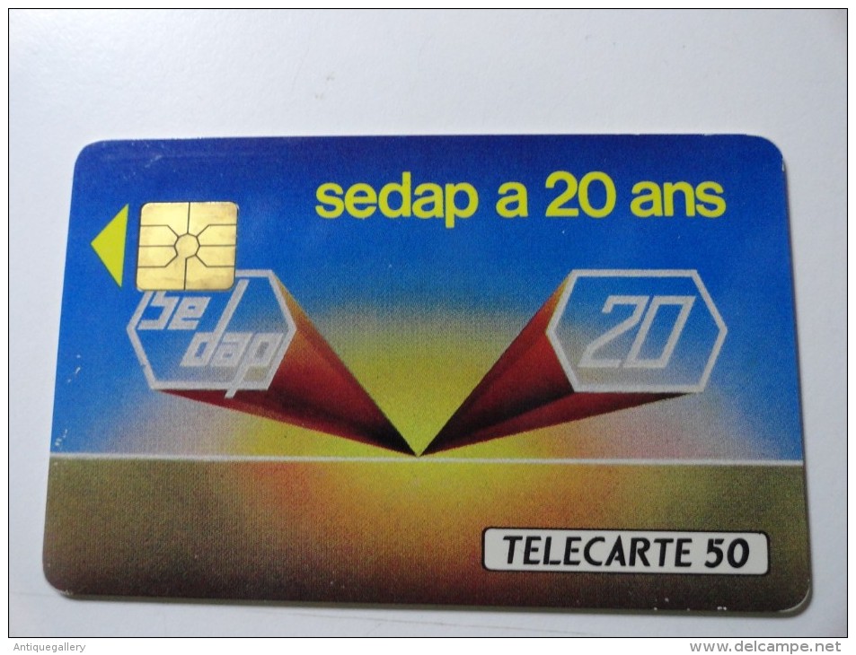 RARE : SEDAP CONSEIL EN INFORMATIQUE USED CARD ISSUE 1000Exp. - Telefoonkaarten Voor Particulieren