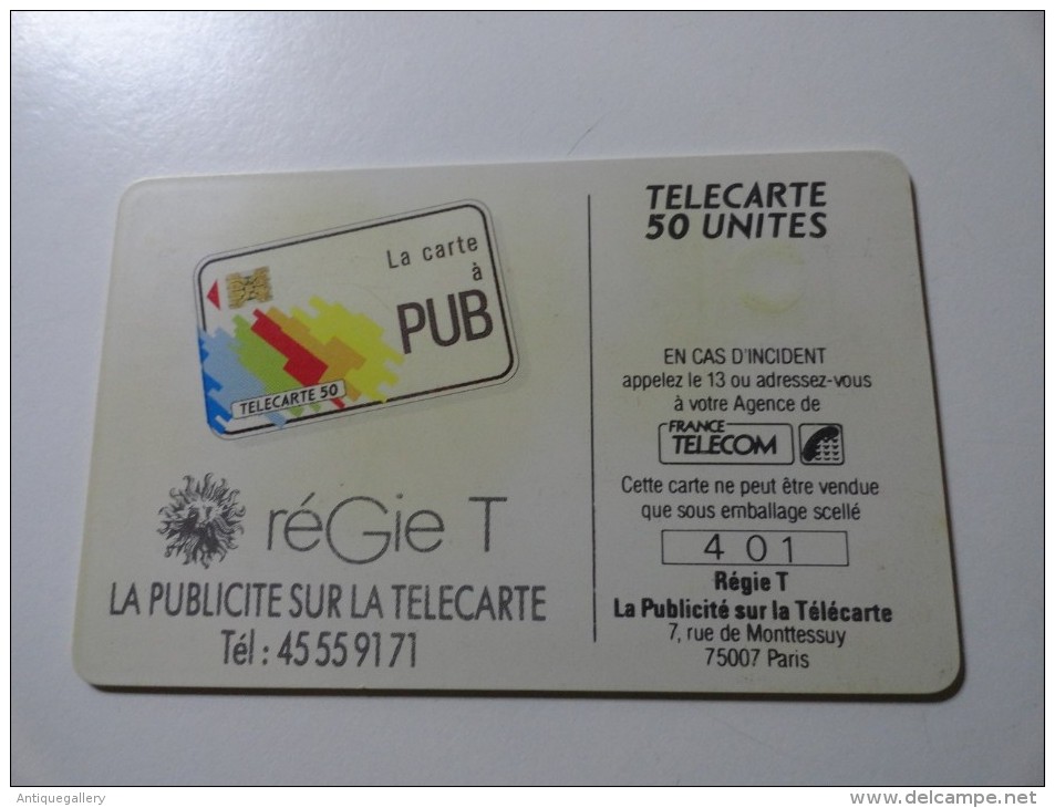 RARE : REGIE T REGIE PRESSE MEILLEURS VOEUX 90 USED CARD - Telefoonkaarten Voor Particulieren