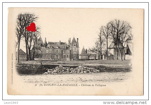 24383-LE-28-LOIGNY-LA-BATAILLE -Château  De Villepion - Loigny
