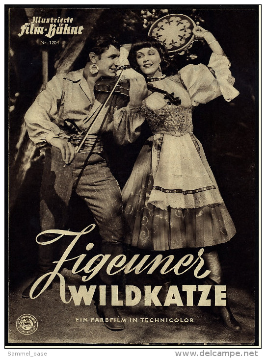 Illustrierte Film-Bühne  -  Zigeuner Wildkatze  -  Mit Maria Montez -  Filmprogramm Nr. 1204 Von Ca. 1951 - Magazines