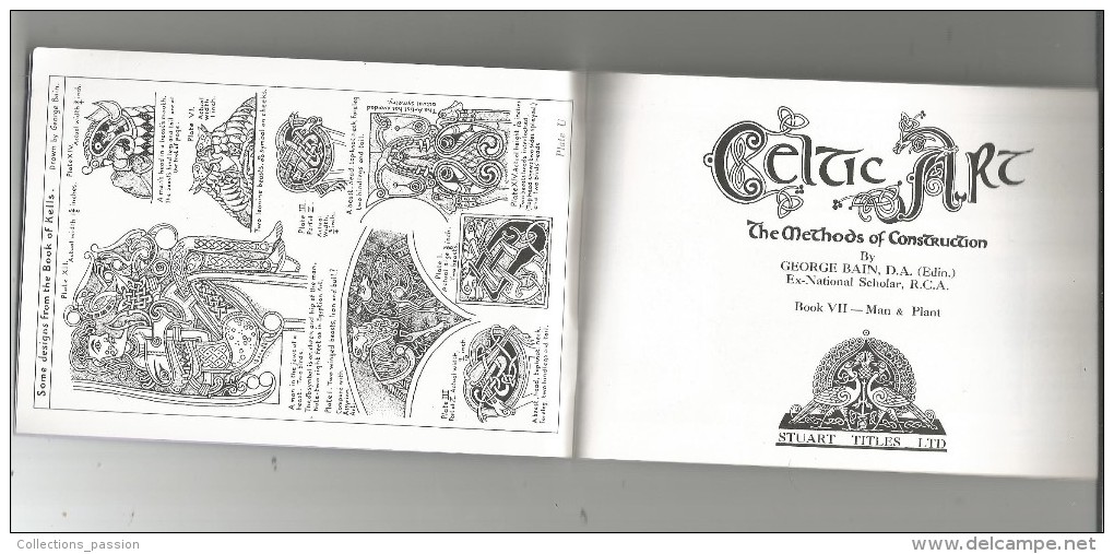 ART , CELTIC ART , Georges Bain , Book 7 Pages , Photographies ,dessins , 4 Scans , Frais Fr : 1.80€ - Autres & Non Classés