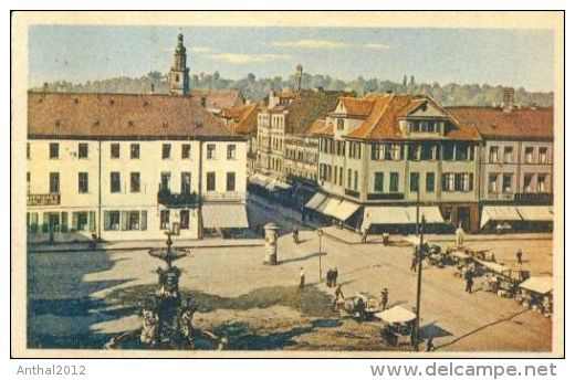 Erlangen Schloßplatz Marktstand Feldpost 7.8.1940 - Erlangen