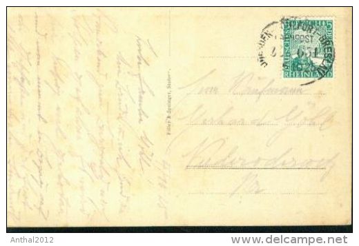 Litho Stolpen Sachsen Zugstempel Erfurt -Breslau Nr. 651 - 5.10.1925 - Stolpen