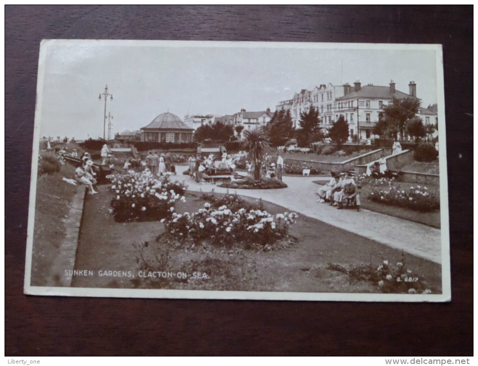 SUNKEN Gardens Clacton-on-Sea ( 781 ) Anno 1952 ( Zie Foto Voor Details ) !! - Clacton On Sea