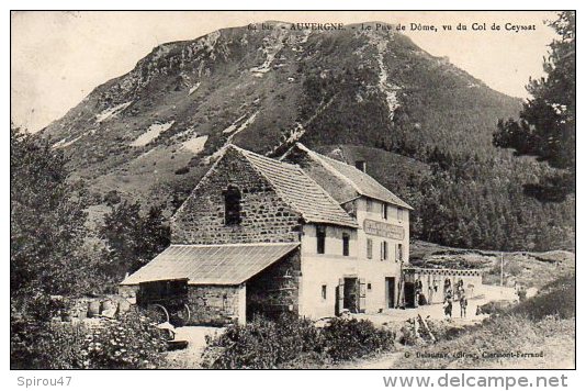 CPA LE PUY DE DOME VU DU COL DE CEYSSAT - Autres & Non Classés