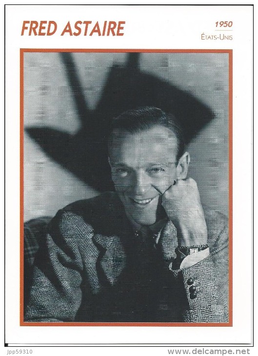 Fred ASTAIRE - Fiche Photo KOBALL COLLECTION * - Otros