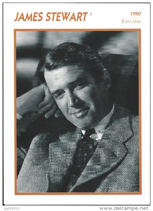 James STEWART - Fiche Photo KOBALL COLLECTION - Otros