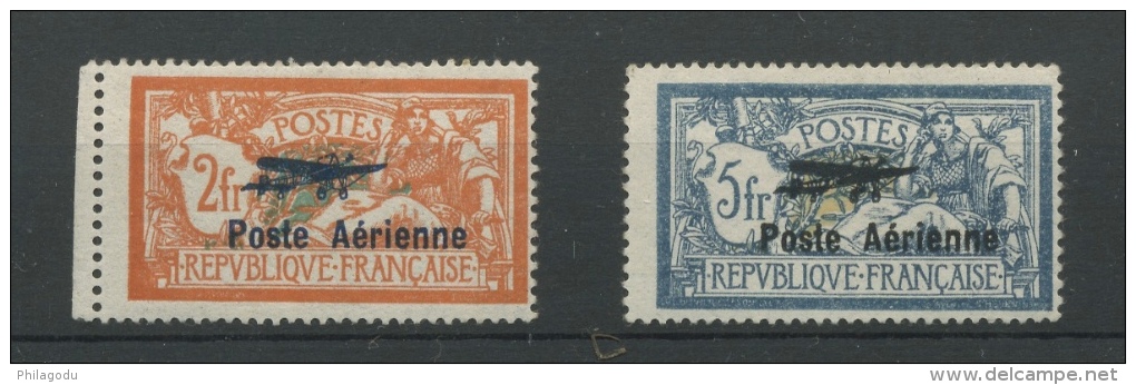 FRANCE Avions 1 Et 2 Propre Charnière    Cote 500  Euros - Unused Stamps
