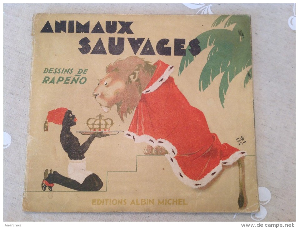 BD Animaux Sauvages Dessins De RAPENO Editions Albin Michel Années 1950 - Sonstige & Ohne Zuordnung