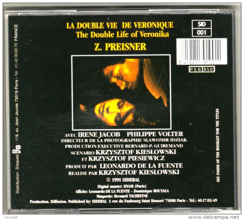 Zbigniew PREISNER : BO La Double Vie De Véronique (K. Kieslowski)  (CD) - Filmmusik