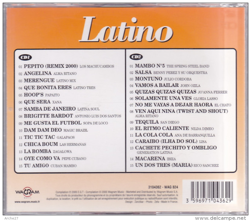 CD - 2CD - LATINO - Bamba - Samba - Dance, Techno & House