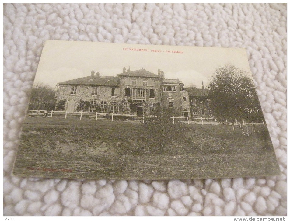 A216  CPA.  27.  LE VAUDREUIL.  Les Sablons.    Beau Plan Animé... Ecrite & Voyagée 1917 - Le Vaudreuil