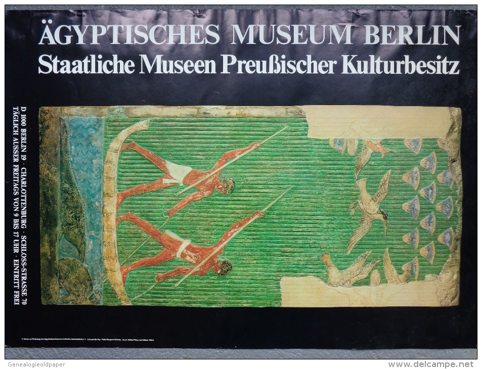 ALLEMAGNE-BERLIN- AGYPTISCHES MUSEUM BERLIN- STAATLICHE MUSEEN PREUBISCHER KULTURBESITZ-CHARLOTTENBU RG - Affiches