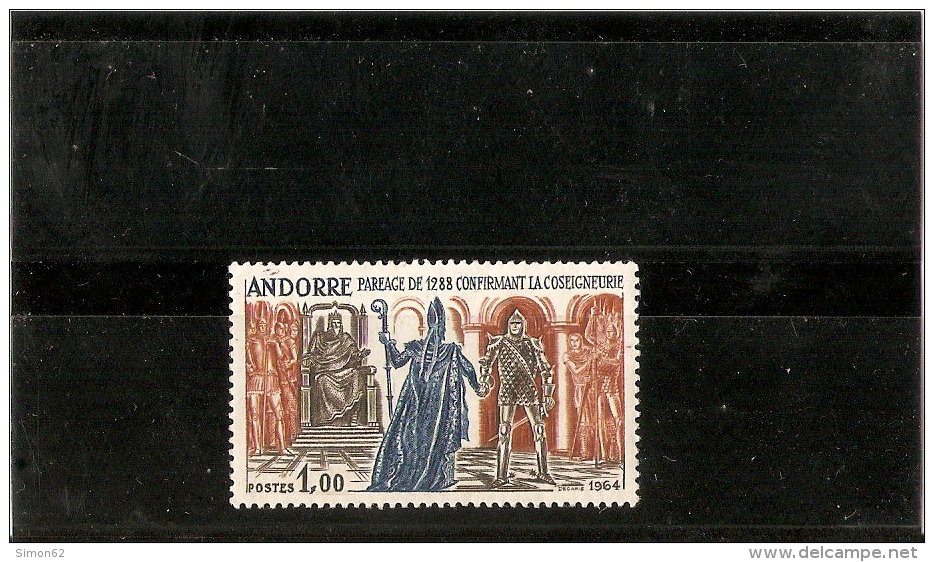 ANDORRE LOT  N°170 NEUF * TRACE INFIME - Usados